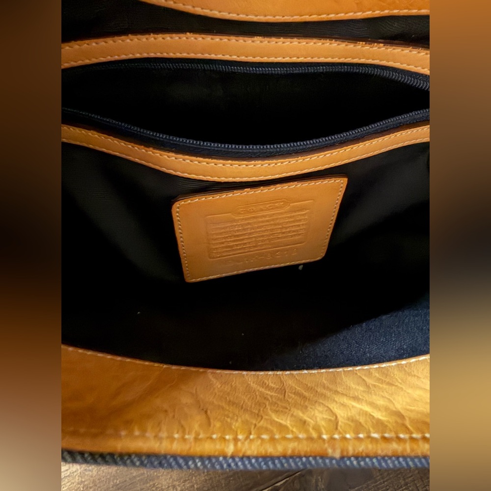 Coach Y2K Denim Hampton Shoulder Bag - Picture 11 of 15